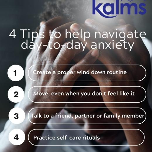 Day-to-day anxiety can show up... 