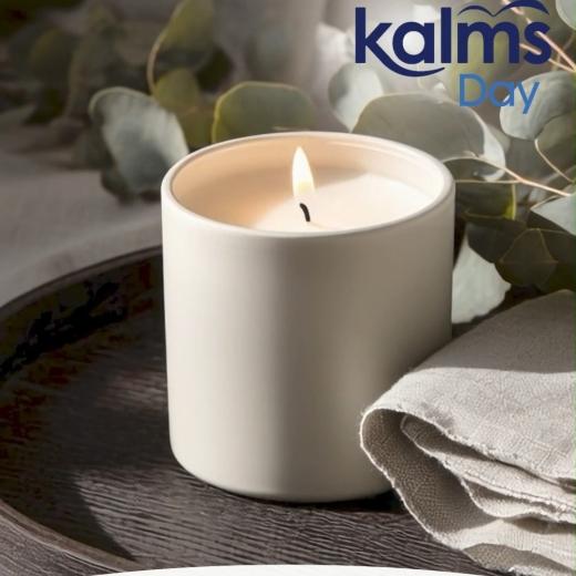 The gentle flicker of a candle... 