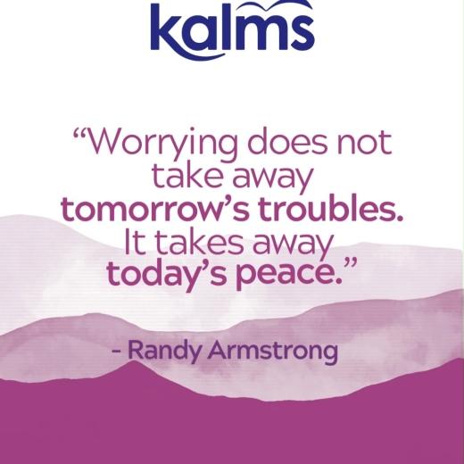 Worrying about tomorrow can quietly... 
